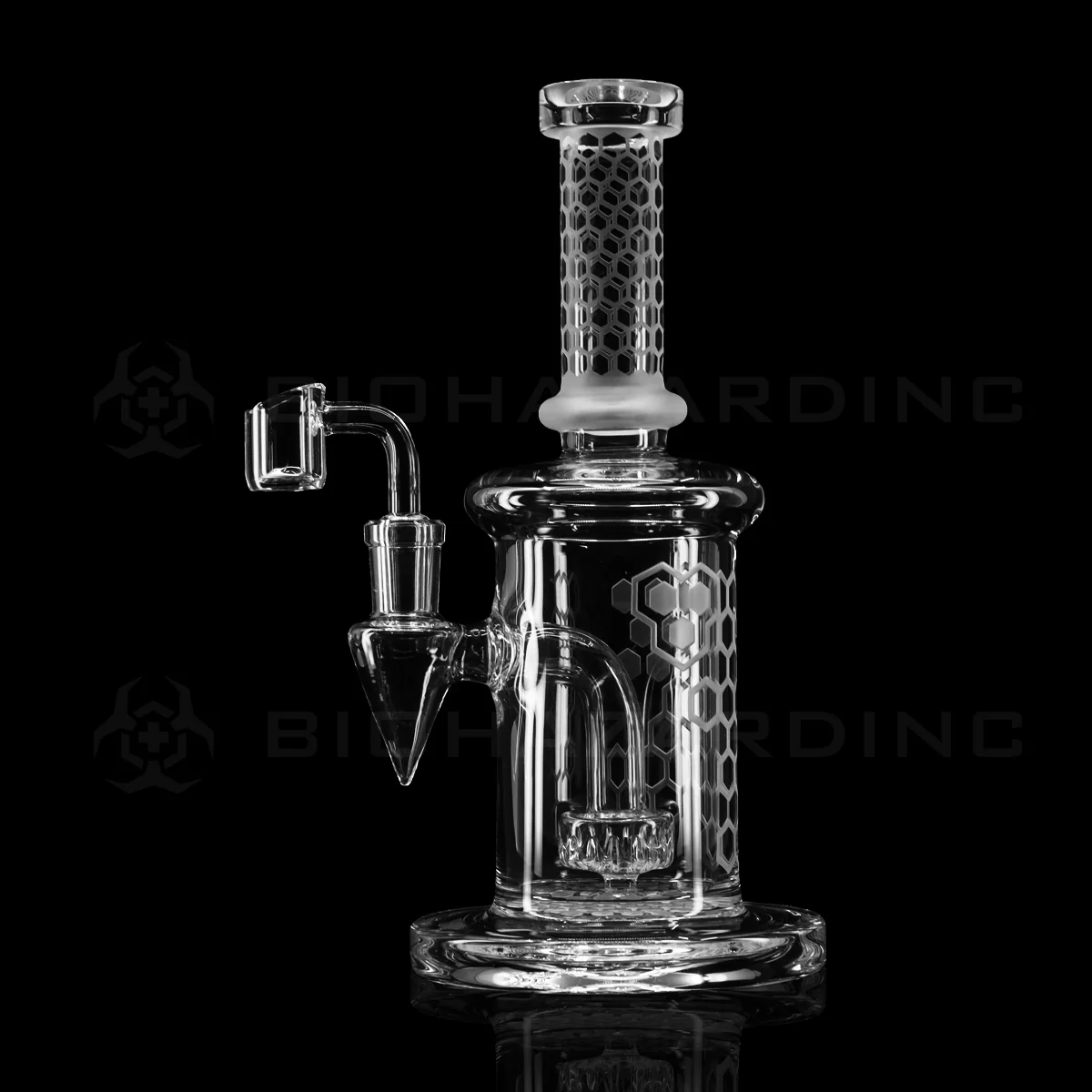 9" HCOMB HEX ETCHED CAPSULE RIG - 60MM
