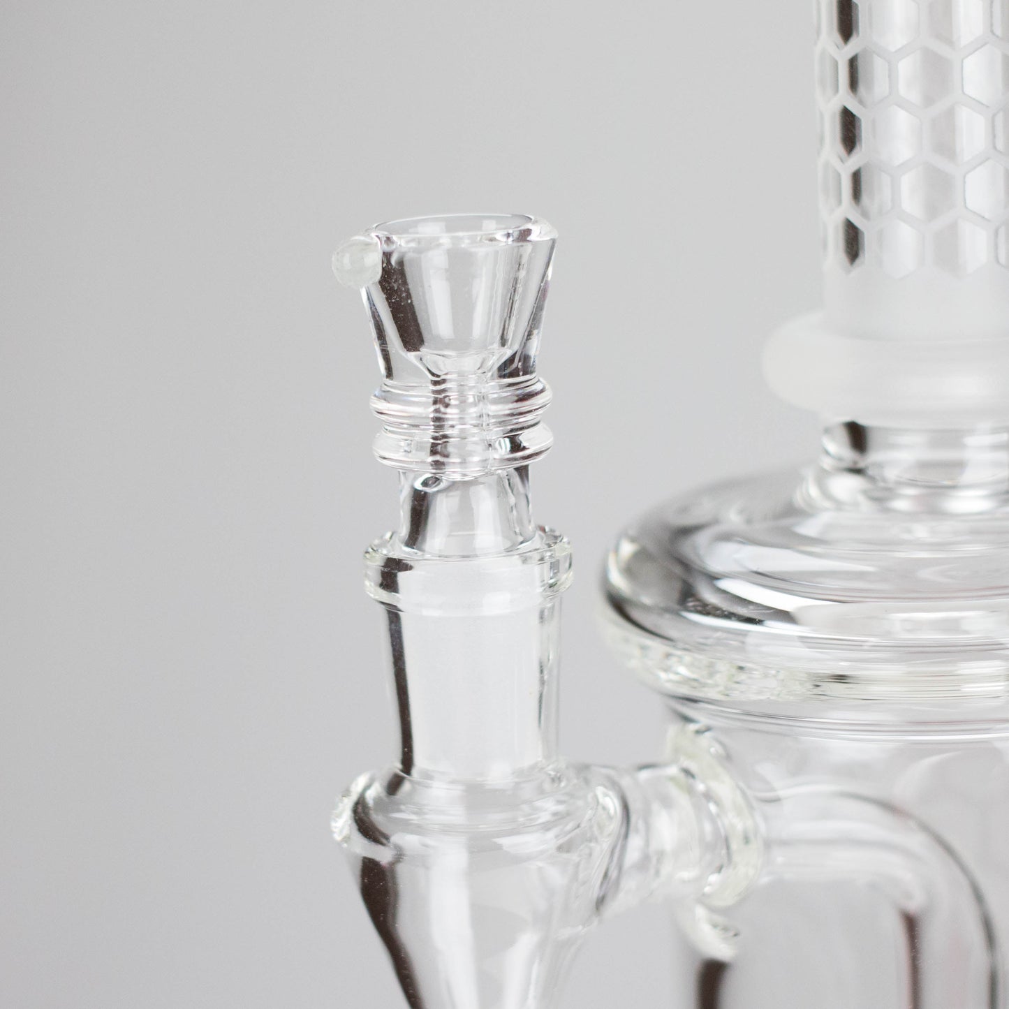 9" HCOMB HEX ETCHED CAPSULE RIG - 60MM