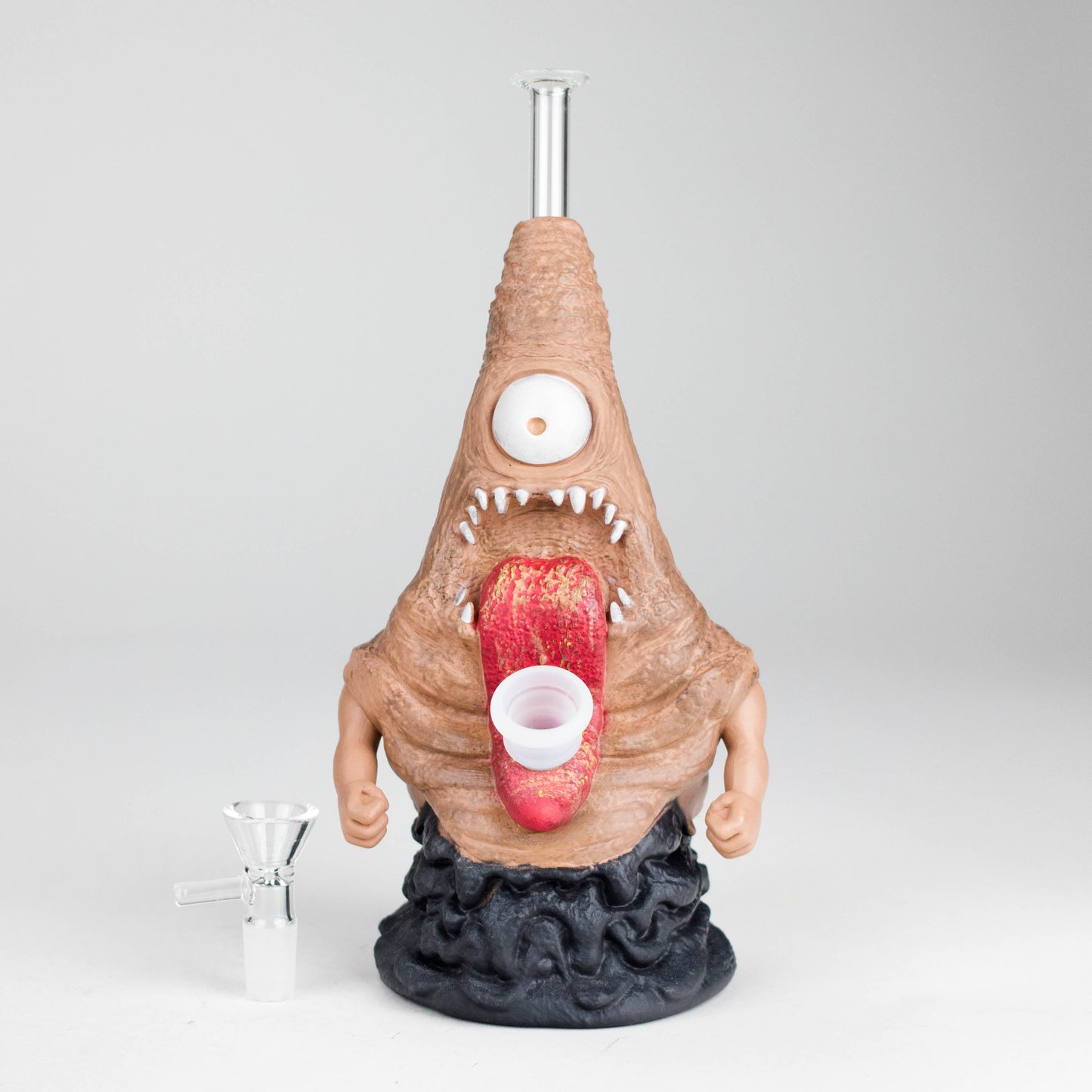 8.6" Vinyl Swamp Monster water pipe
