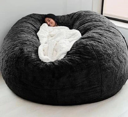 Big Bean Bag Sofa Puff No Filler Floor Seat Futon Lazy Sofa Bed Couch Tatami Comfy Lounge Chair