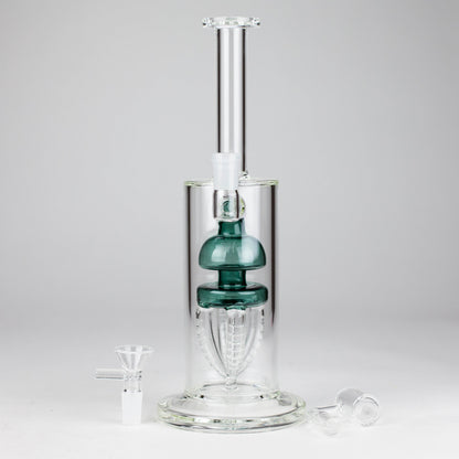 11" 2-in-1 Glass Dab Rig with Percolator [BH141]