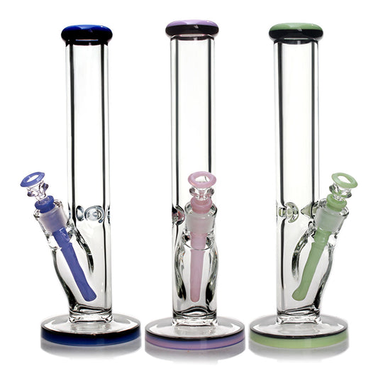 14" Straight Tube Bong with 14mm Bowl