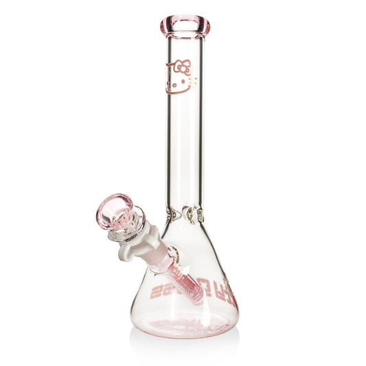 10" Kitty Beaker Bong with Bowl and Downstem