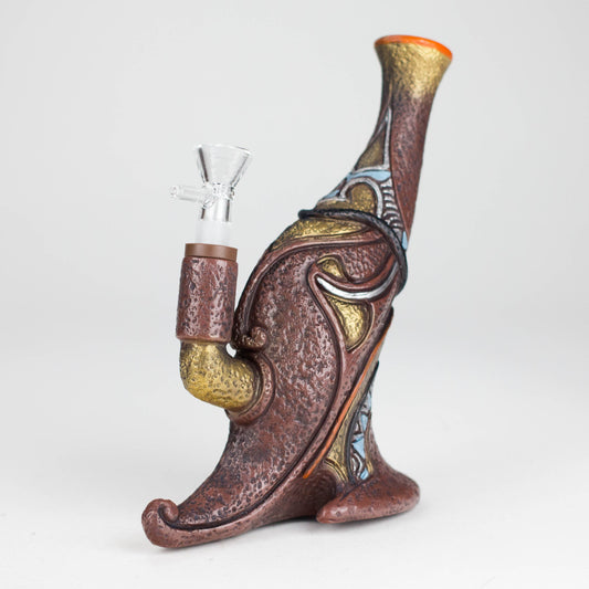 7.8“ Vinyl indian elements water pipe