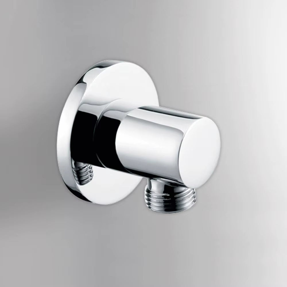 Water Outlet Spout Solid Brass Concealed Shower Plumbing Hose Connector Double G1/2 Shower Accessory