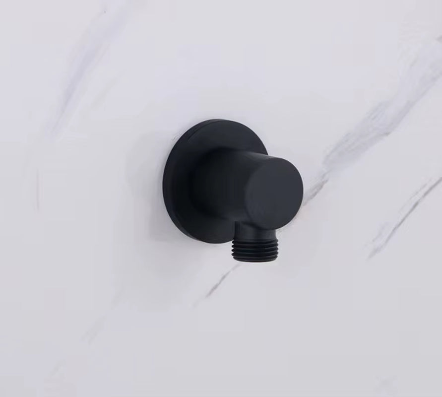 Water Outlet Spout Solid Brass Concealed Shower Plumbing Hose Connector Double G1/2 Shower Accessory