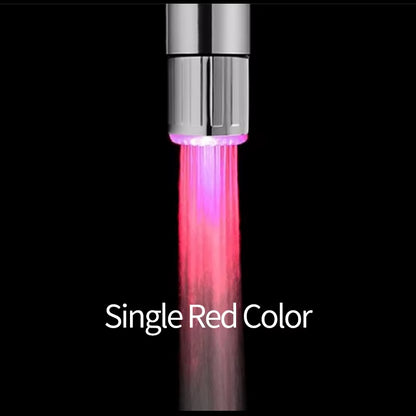 Zhangji Bathroom Led Faucet Aerator Water Power Shower LED Tap Light Water Saving Kitchen Colorful Aerator 1/3/7 Color 5 Choice