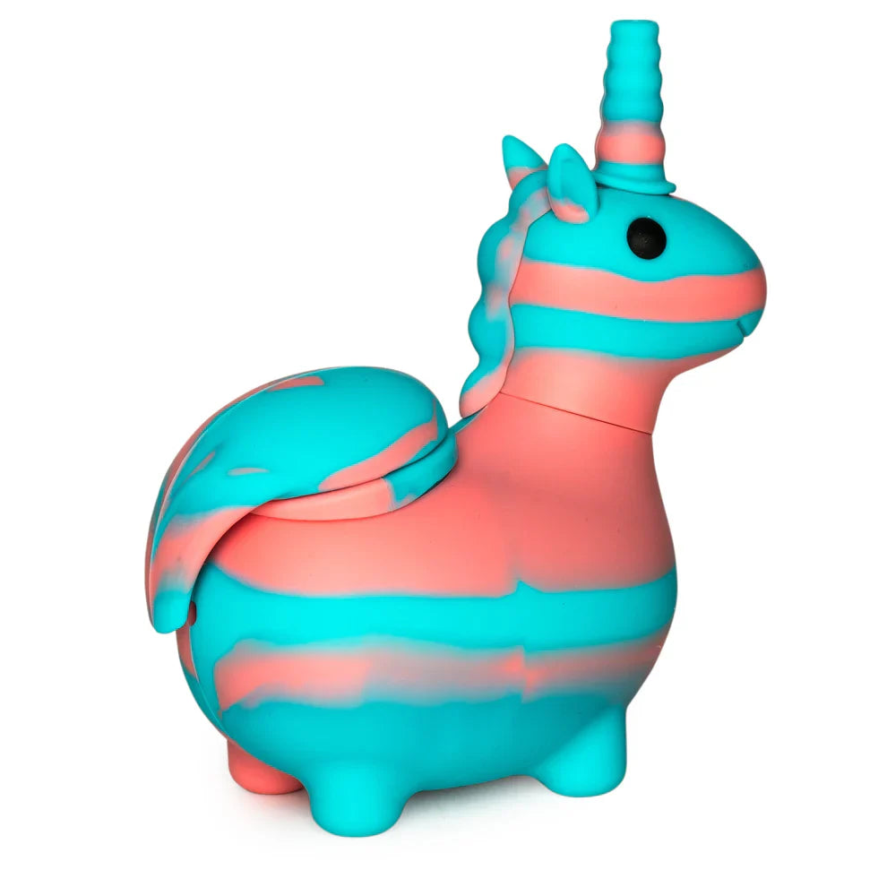 LIT® Silicone | 4.75" Unicorn Hand Pipe [TS195RB]