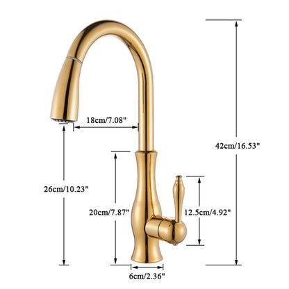 Brass Kitchen Faucet 5 Color Rotation High Arch Kitchen Sink Faucet Pull Out Sprayer Hot Cold Water Mixer Tap Torneira Cozinha