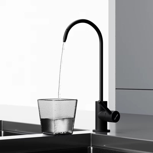 Matte Black Direct Drinking Faucets Stainless Steel Kitchen Tap for Anti-Osmosis Purifier Water and Kitchen Sink Faucet