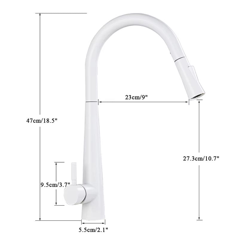 Touch Sense White Kitchen Faucet White Pull Out Kitchen Mixer Faucets Black Smart Sensor Stream Spray Mode Mixer Taps